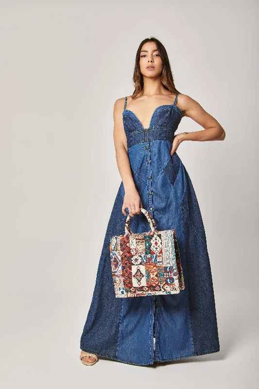 Women Regular Fit Dress - Medium Light Blue