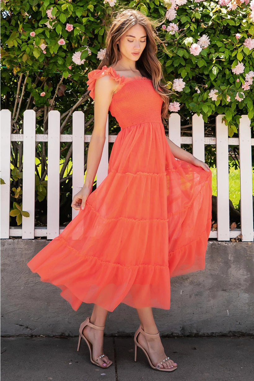 Mila Tiered Tulle Dress- FINAL SALE ITEM