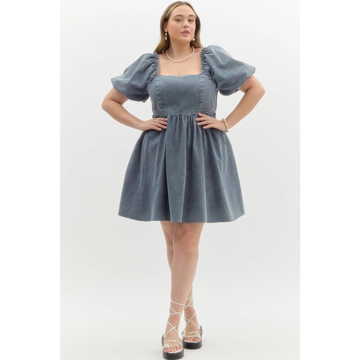 Beth Babydoll Dress - Plus Size