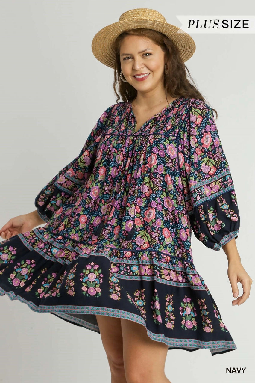 Macy A-Line Dress - Plus Size- FINAL SALE ITEM
