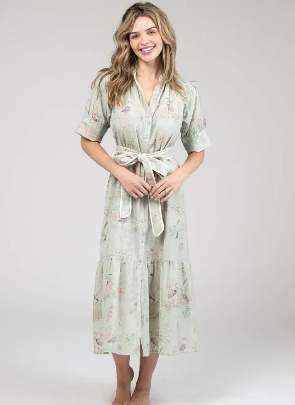 The Jane Dress - Sage Mural