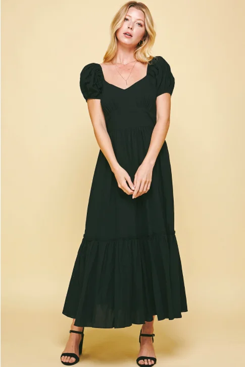 Marlayna Puff Sleeve Dress- FINAL SALE ITEM