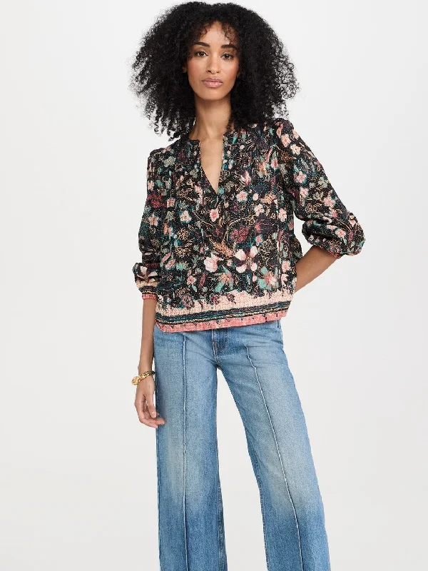 Andi Blouse Soft Satin Blouse