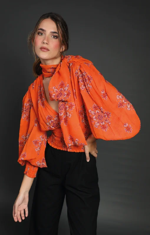 ANTONELLA BLOUSE Cotton Casual Blouse