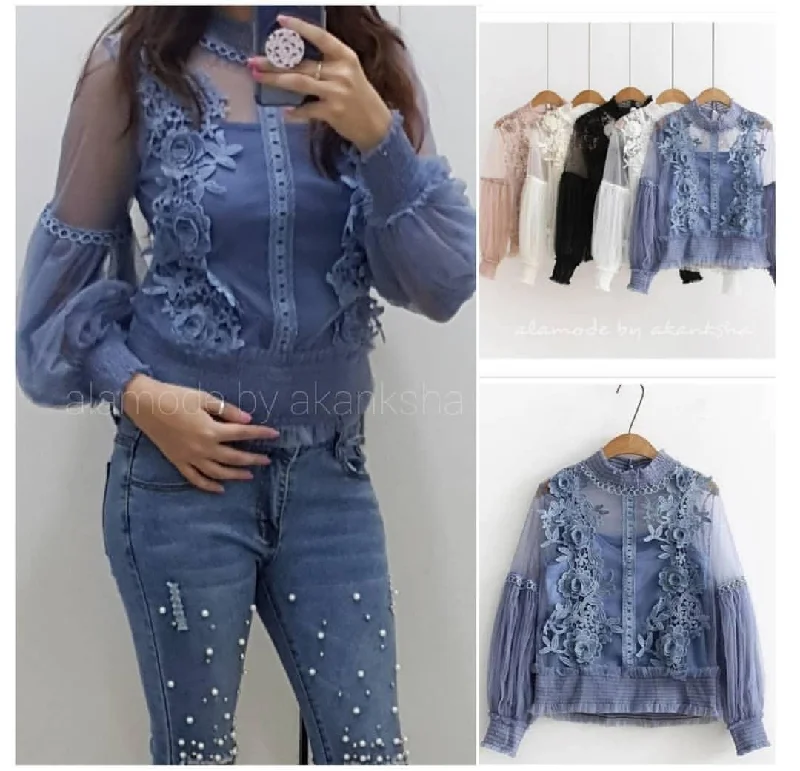 Brazmine Luxe Blouses Lightweight Tunic Blouse