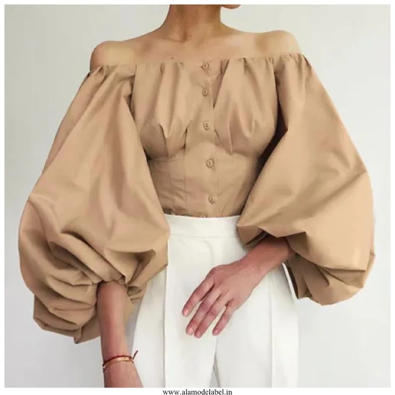 Dahilia Luxury Blouse Feminine Satin Blouse