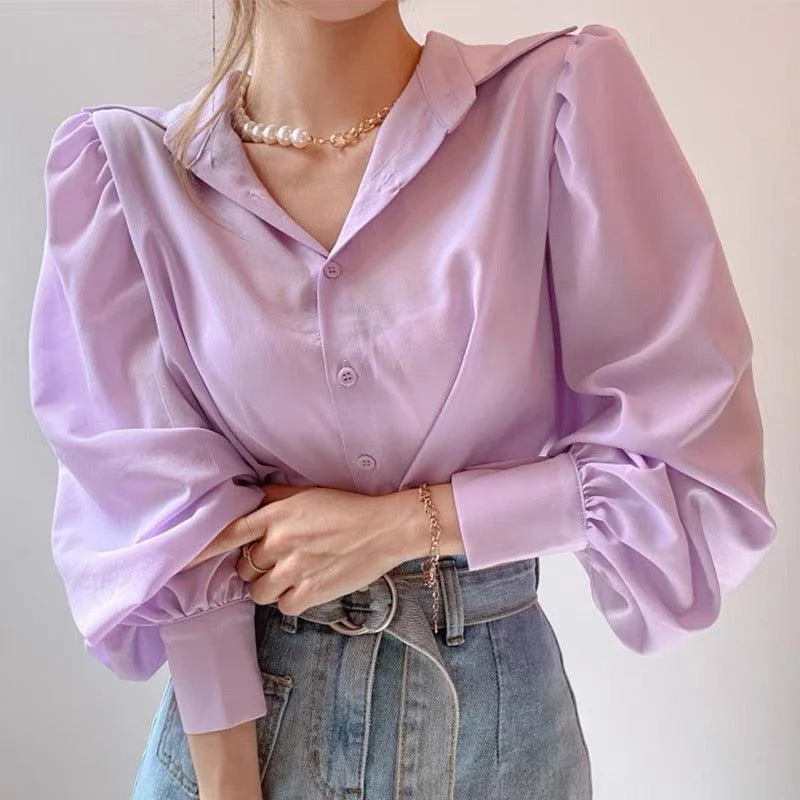 Elena Luxury Blouse Elegant Peplum Blouse