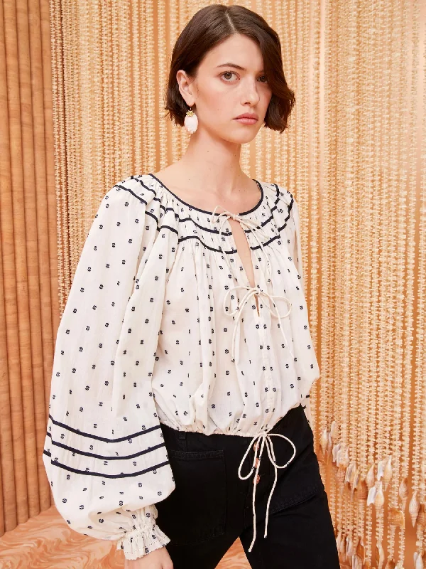Francoise Blouse Boho Printed Blouse