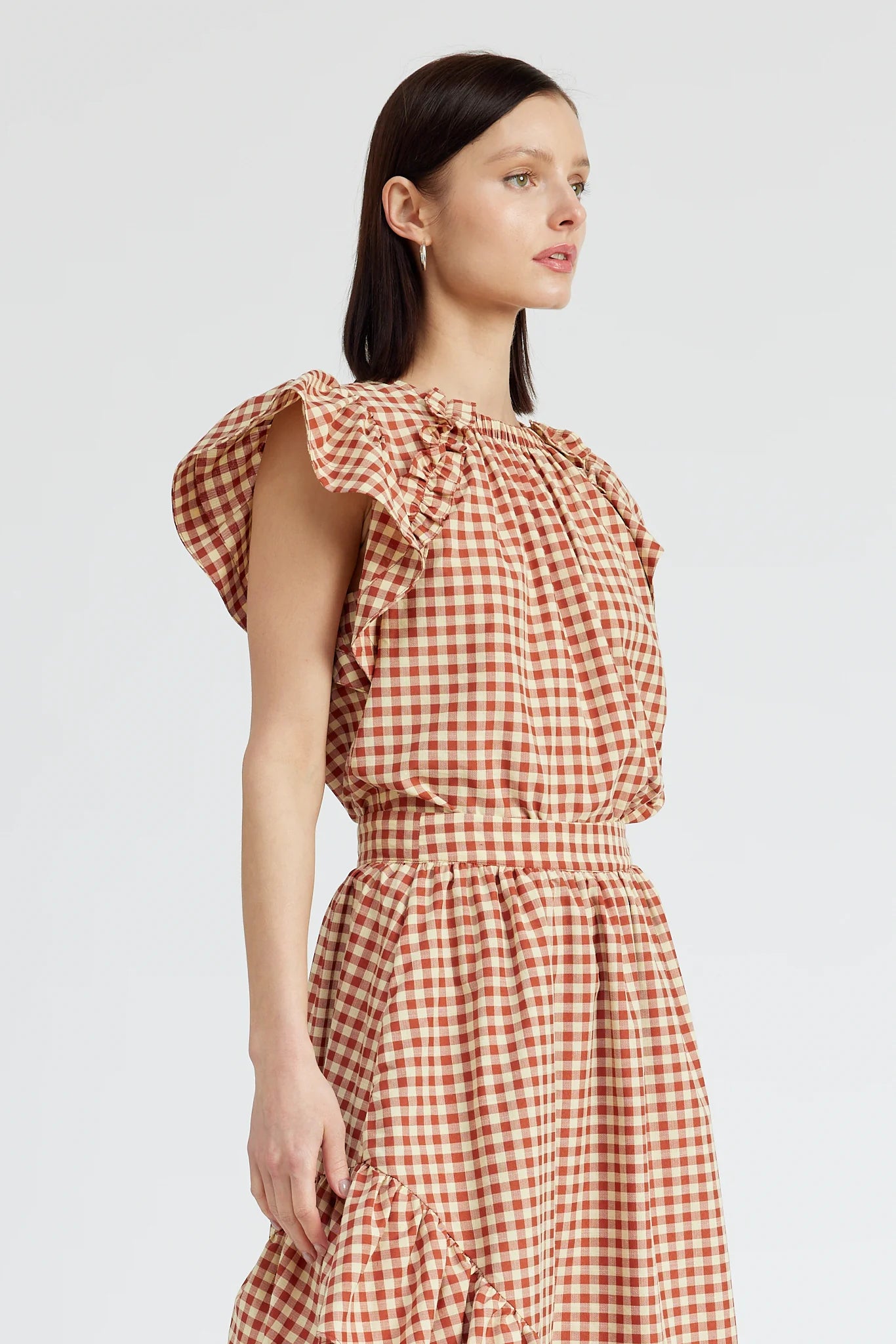 En Saison Juni Blouse Pleated Collar Blouse