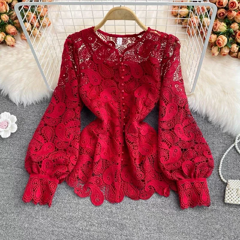 Lace Haven Blouse Smart Casual Blouse