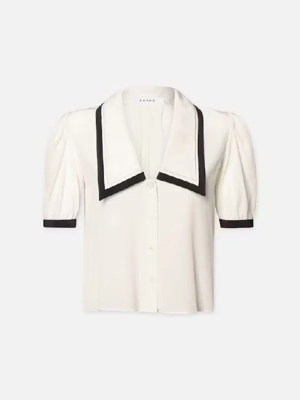 Sailor Blouse Polished Work Blouse