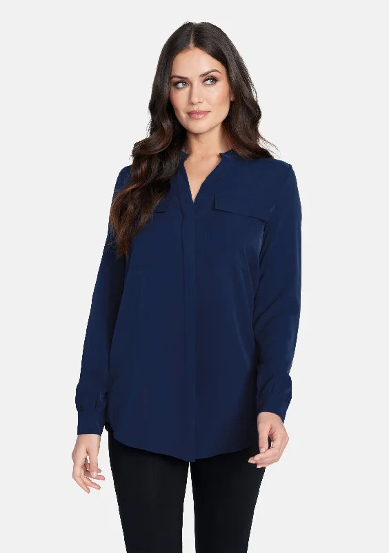 Tall Classic Button Up Blouse Romantic Lace Blouse