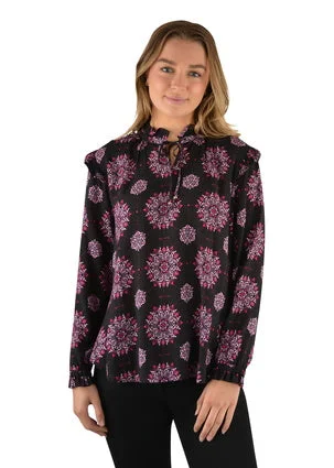 Thomas Cook Ladies Sophia L/S Blouse - On Sale Balloon Sleeve Blouse