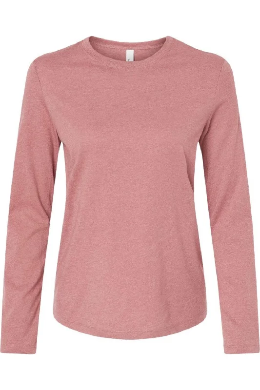 BELLA + CANVAS Womens Jersey Long Sleeve Tee Anti-Shrink Durable Soft