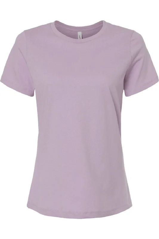 BELLA + CANVAS Womens Relaxed Jersey Tee Welt Pockets Slit Pockets Flap Pockets