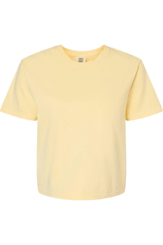 Comfort Colors Women´s Heavyweight Boxy T-Shirt Terry Blend Velvet Blend Canvas Blend