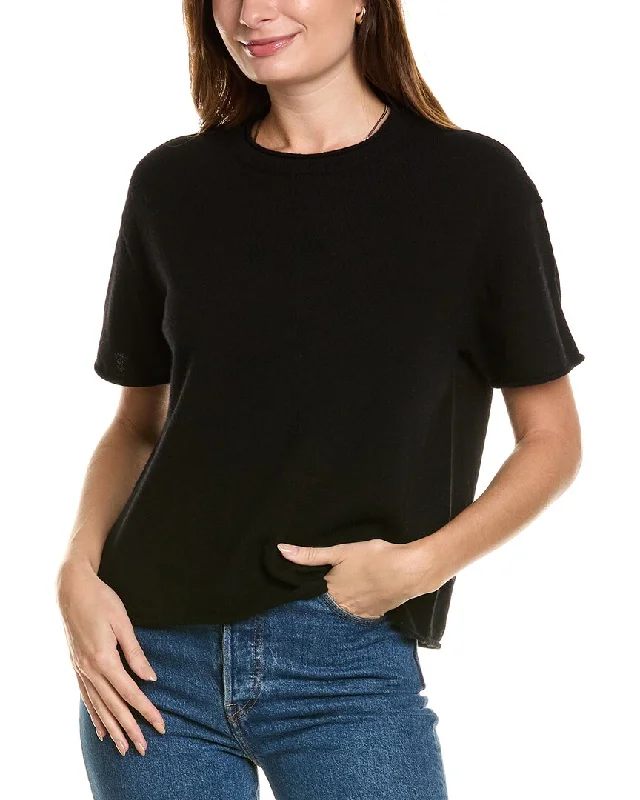 Design History Cashmere T-Shirt Fitted T-Shirt Seamless Stretchy