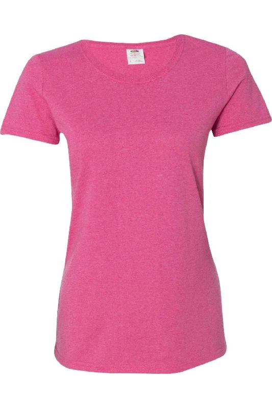 Fruit of the Loom HD Cotton Women´s Short Sleeve T-Shirt Oversized T-Shirt Spandex breathable