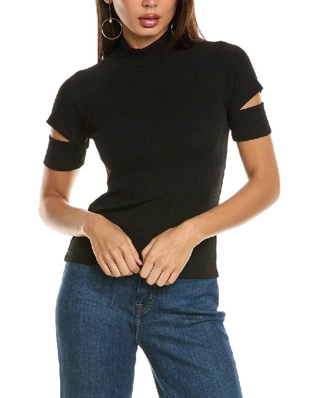 Helmut Lang Cuff T-Shirt Iron Safe Non-Iron Wrinkle Free