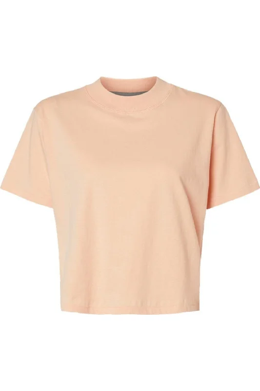 LAT Women´s Boxy Tee Solid Print Embellished