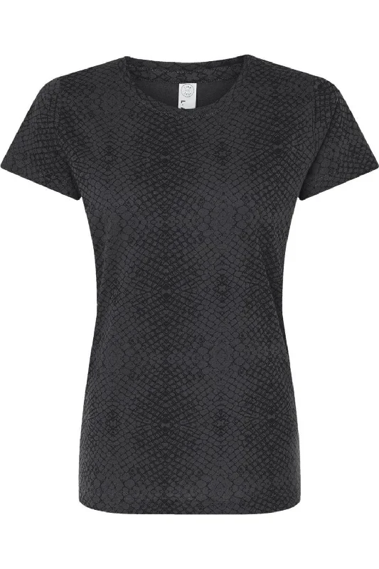 LAT Women´s Fine Jersey Tee Spandex Blend Rayon Blend Denim Blend