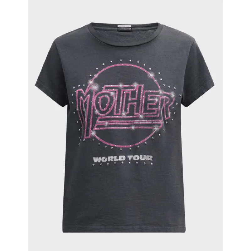 Mother Women's The Boxy Goodie Goodie Tee, Mother World Tour Anti-Shrink Durable Soft