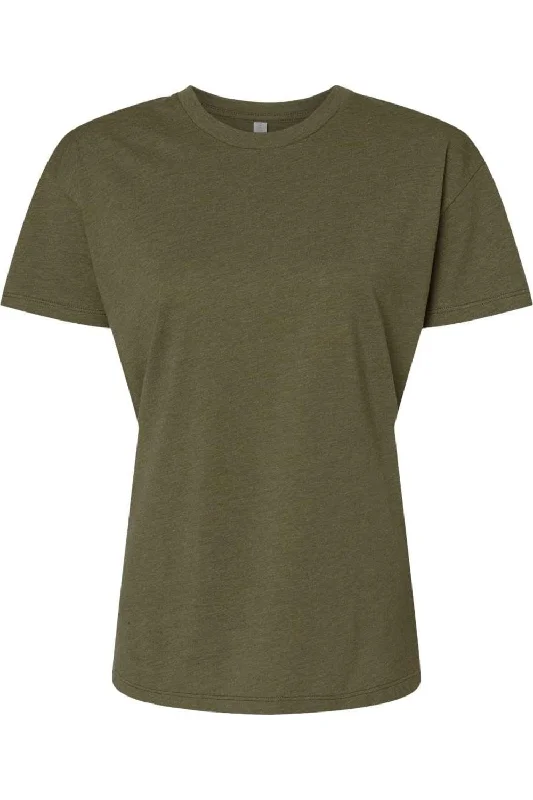 Next Level Women´s CVC Relaxed T-Shirt Ribbed T-Shirt High Neck Heavyweight