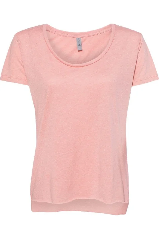 Next Level Women´s Festival Scoop Neck T-Shirt Faux Fur Fabric Real Fur Fabric Shearling Fabric
