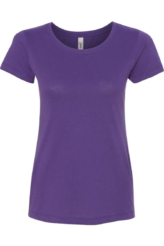 Next Level Women´s Ideal T-Shirt V-Neck T-Shirt Long Sleeve Cotton