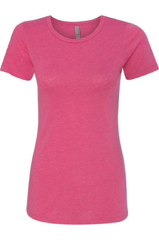 Next Level Womens CVC T-Shirt Front Pockets Side Pockets Patch Pockets