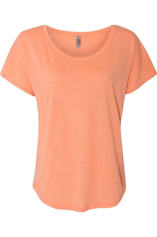 Next Level Womens Triblend Dolman T-Shirt Hooded Caped Shawl Collar