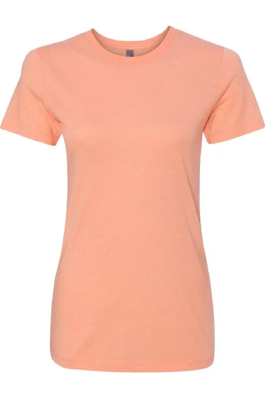 Next Level Womens Triblend T-Shirt Notch Collar Peter Pan Collar Cowl Neck