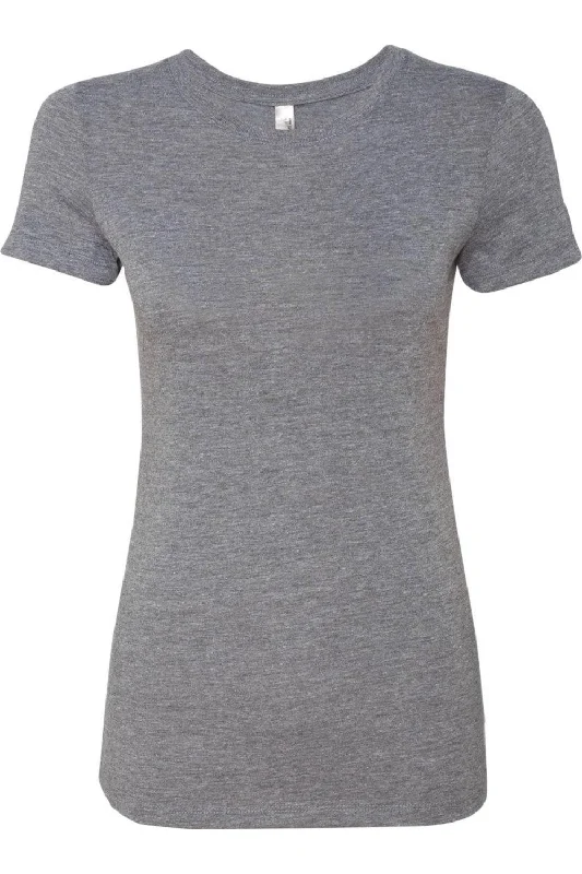 Next Level Womens Triblend T-Shirt Boxy Fit Fitted Loose