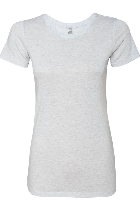 Next Level Womens Triblend T-Shirt Asymmetrical Pockets Print