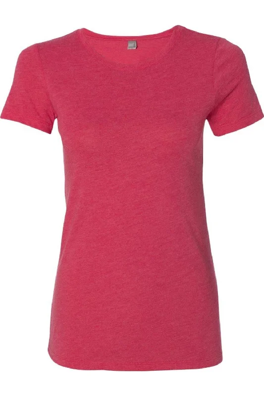Next Level Womens Triblend T-Shirt Ribbed T-Shirt High Neck Heavyweight