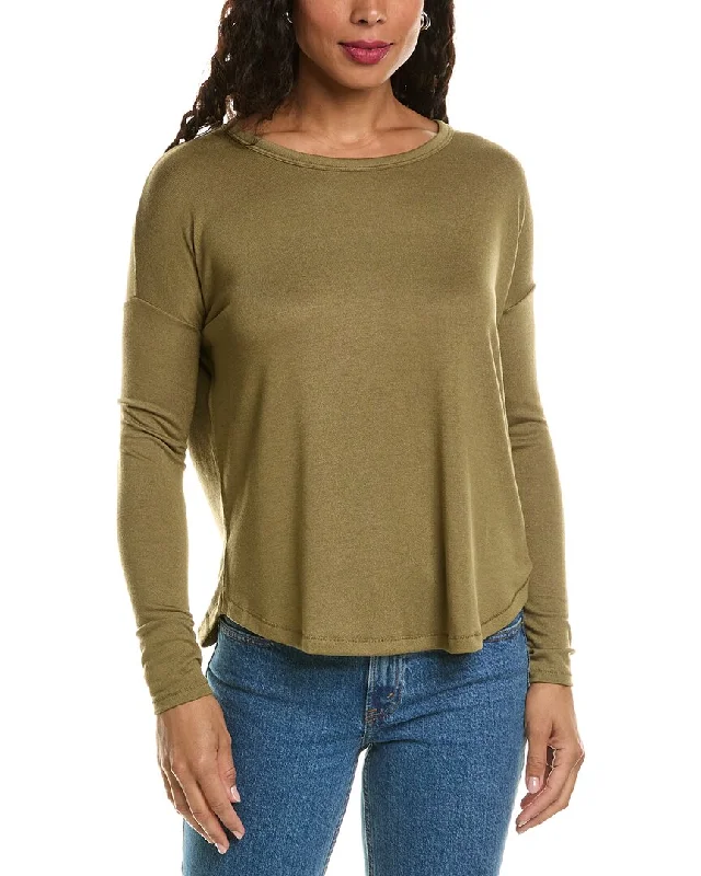 rag & bone Lea T-Shirt Welt Pockets Slit Pockets Flap Pockets