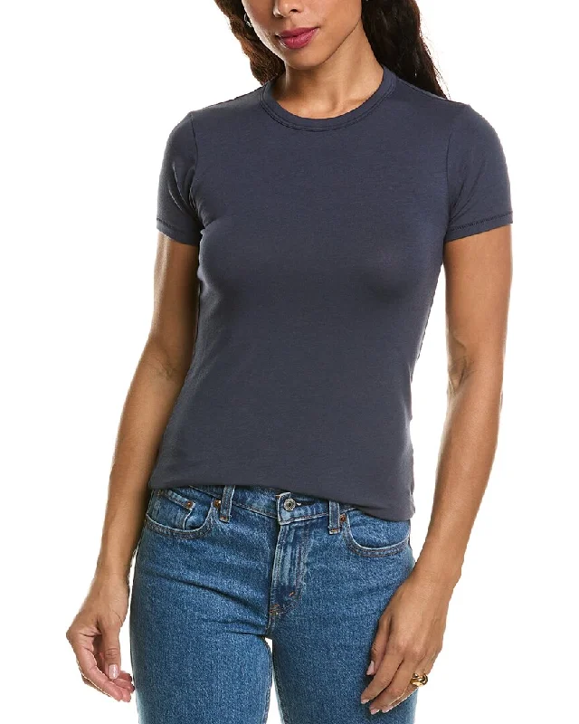 rag & bone Lucy T-Shirt Houndstooth Herringbone Solid