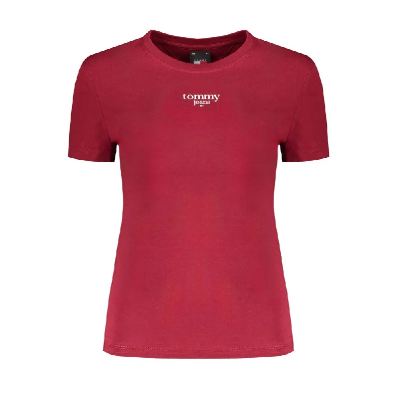 Tommy Hilfiger  Cotton Tops & Women's T-Shirt Houndstooth Herringbone Solid