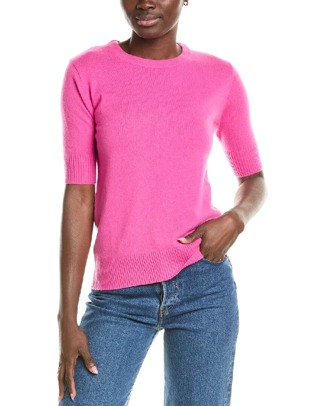 Two Bees Cashmere Classic Wool & Cashmere-Blend T-Shirt Lace Blend Ribbed Blend Corduroy Blend