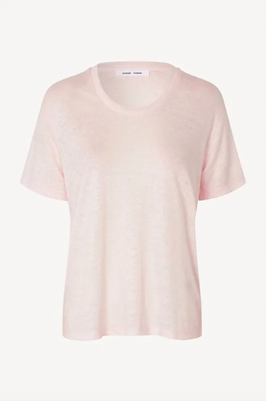 Women's Sakayla Tee In Carinaria Mesh Fabric Canvas Fabric Denim Fabric