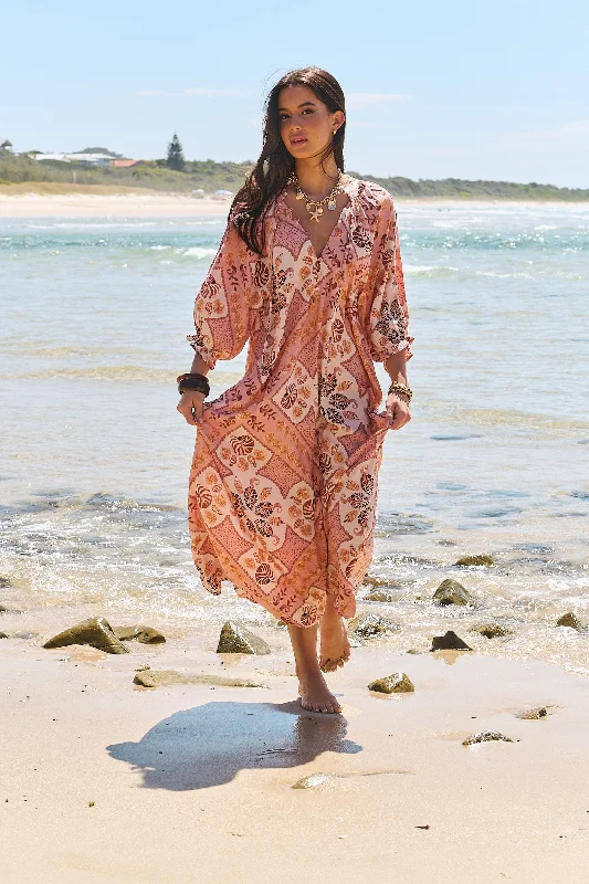 Bree Maxi Dress - Tahitian Chic Summer Maxi Dress