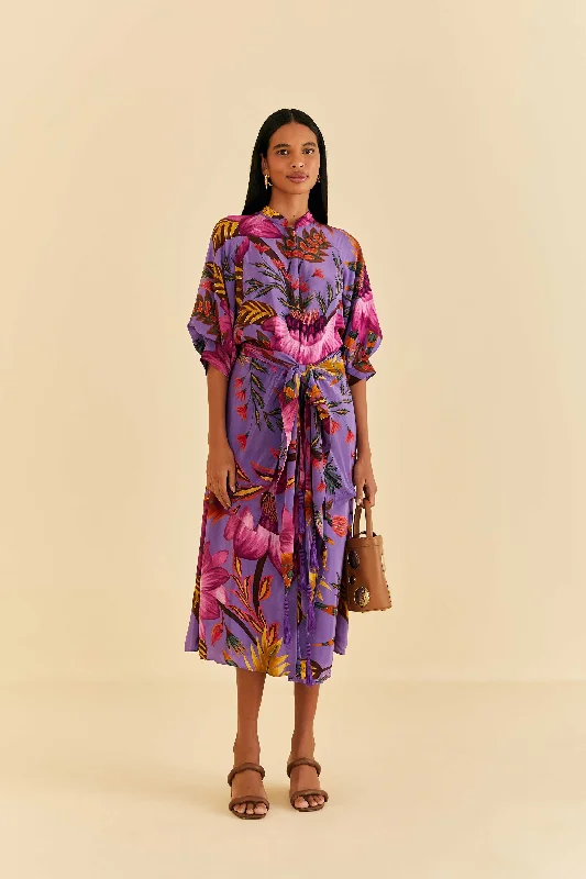 Purple Maxi Flowers Maxi Dress Classic Black Maxi Dress