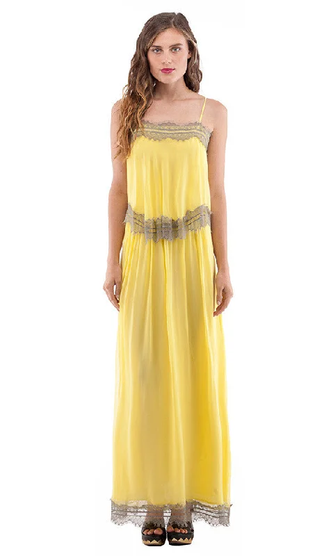 Tiered Maxi Dress Stylish A-Line Maxi Dress