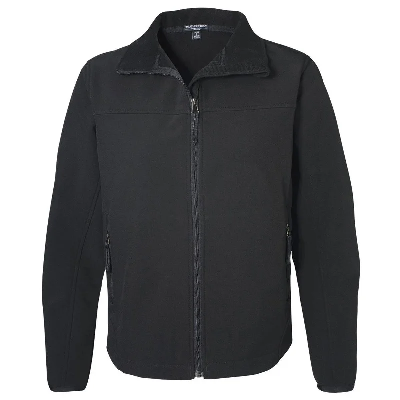 Weatherproof Women's Black Soft Shell Jacket Fitted Jacket Loose Jacket Oversized Jacket