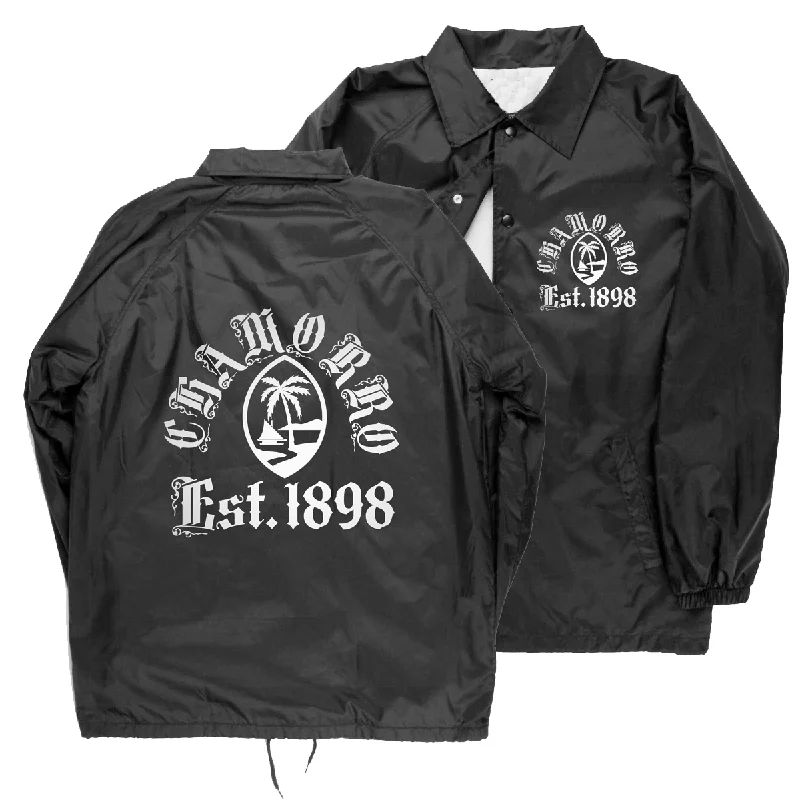 Chamorro Established Windbreaker Jacket Limited Edition Welt Pockets Slit Pockets Flap Pockets