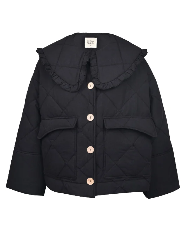 Darcy Frill Jacket - Obsidian Chenille Jacket Brocade Jacket Lace Jacket