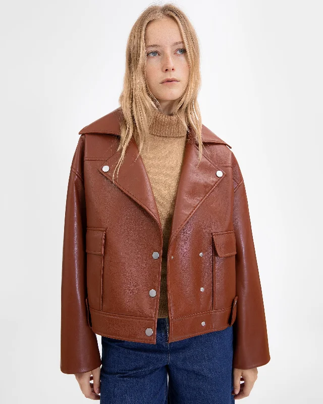 Leather Banton Jacket Faux Fur Jacket Real Fur Jacket Shearling Jacket