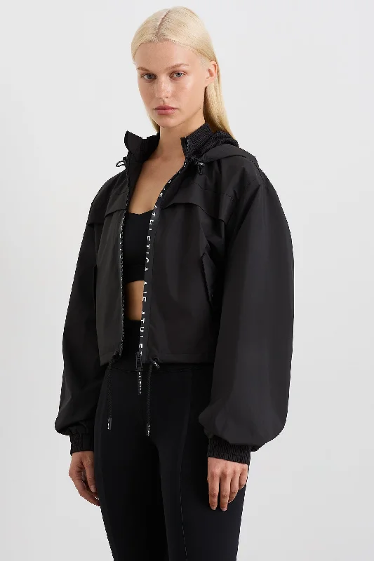 Logo Spray Jacket 725 Zip Front Button Front Snap Front