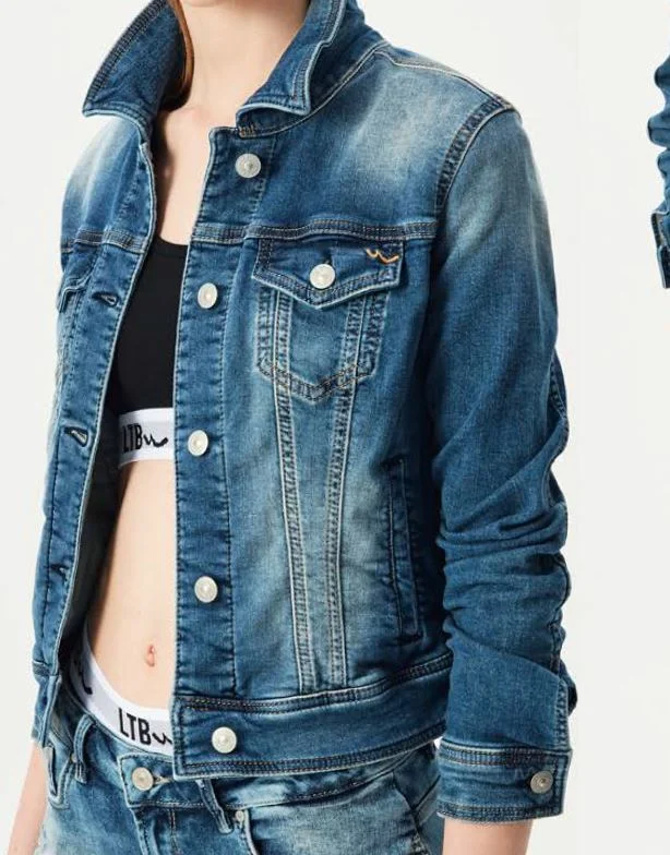 LTB Destin Denim Jacket - Eternia Wash Cotton Fabric Linen Fabric Terry Fabric