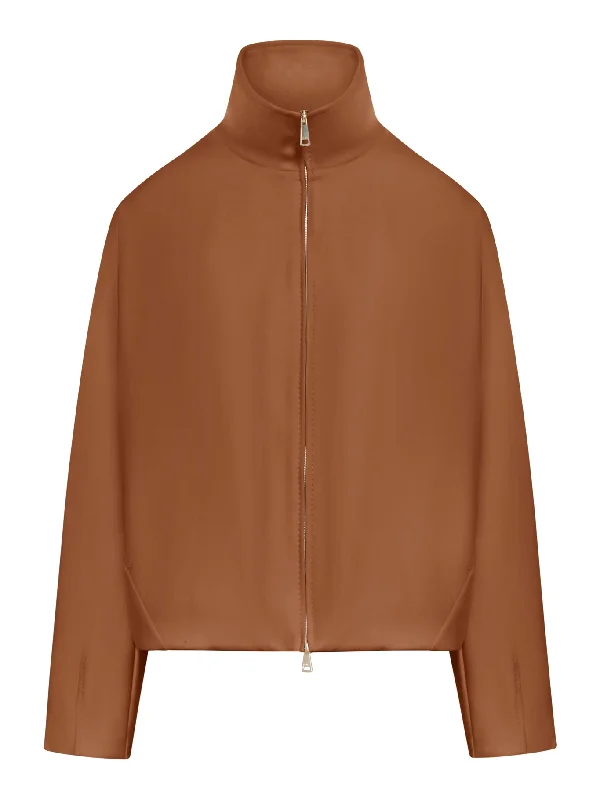 JERSEY KNITTED FABRIC JACKET Wool Jacket Cashmere Jacket Tweed Jacket